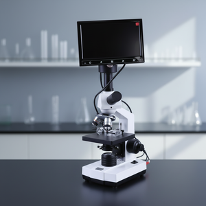의료용 저렴한 가격의 5인치 휴대용 조절식 수의학 현미경 (진단 및 주사 기능 포함) - Product Image 4