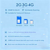 Rastreador GPS con Tarjeta SIM GSM 2G para IoT, Compatible con Aplicaciones para Android y PC, Acceso a Internet Global (150 Países), Batería Recargable a Prueba de Agua
