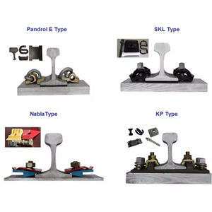 Sistema de sujeción de riel de acero tipo E Vossloh, 50kg, 60Si2MnA, sujetador de Clip elástico, nuevas piezas de resorte de sujeción, accesorios de ferrocarril - Product Image 4