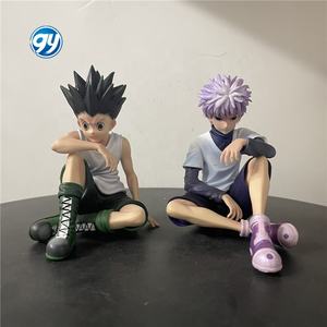 Figura de Resina GK de Hunter X Hunter, Killua Zoldyck y Gon Freecss en Pose Sentada, Coleccionable de Anime, Modelo de Decoración de Escritorio de Alta Definición - Product Image 2