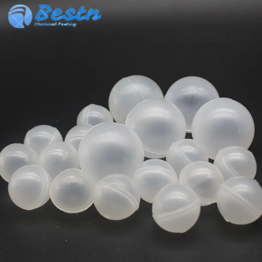 1.5inch 2inch Floating Ball Polypropylene White Plastic Hollow Hard Float Ball