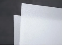 Feuille de diffuseur de lumière en acrylique PS pour couvercle de lampe led