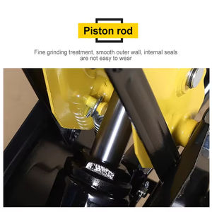 Двухтонный низкопрофильный Напольный домкрат для тележки, сверхмощный стальной гидравлический автомобильный домкрат с поршнями, быстрый подъемный насос - Product Image 6