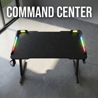 Bureau de jeu et d'apprentissage AOR Home Internet Cafe Esports, design moderne avec éclairage RGB varié, en panneau E0, vente en gros usine