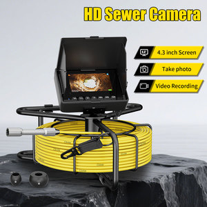 Moniteur couleur TFT 4,3 pouces, caméra d'inspection de <span class=keywords><strong>canalisation</strong></span> d'égout <span class=keywords><strong>10M</strong></span>, mini caméra 17mm, carte 16 Go, DVR, étanche IP68, vision nocturne, <span class=keywords><strong>canalisation</strong></span> d'égout - Product Image 2