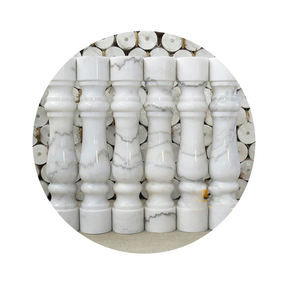 Hite-barandilla de mármol y columnas de piedra para jardín, balaustrada decorativa y pasamanos para balcón, Omán - Product Image 1