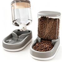 Distributeur automatique de nourriture/eau pour animaux de compagnie, grande capacité, bol pour nourriture et eau pour chats et chiens, sans électricité