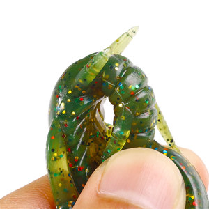Hengjia 10cm Craw Crevettes Leurres Souples Naufrage Rapide 4 Couleurs Attirer Le <span class=keywords><strong>Poisson</strong></span> Avec Des Paillettes - Product Image 4