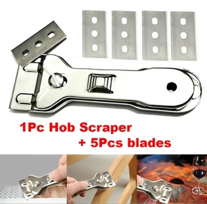 5 uds hoja multifunción vidrio cerámica Hob raspador limpiador removedor seguridad utilidad cuchillo para limpieza <span class=keywords><strong>horno</strong></span> cocina DIY grado - Product Image 2