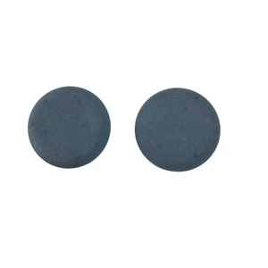 Natural Black Bian Stone Round Gua Sha Scraping Tool Large Surface for Lymphatic Drainage Full Body Massage - Product Image 3