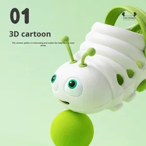 Zoccoli Estivi per Bambini, Sandali a Forma di Bruco, Cartone Animato Carino, Traspiranti, Suola Morbida, Resistenti all'Usura per Bambine - Product Image 4