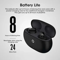 Audífonos Inalámbricos con Cancelación de Ruido Studio Buds del Fabricante, Compatibles con Apple y Android, Micrófono Incorporado, Resistentes al Sudor IPX5