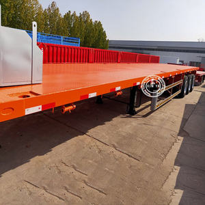 Remolque de Camión Utilitario de Plataforma Baja Super Inter Link de 40 Pies, Cuello de Cisne, Cama Alta, 30 Toneladas, Precio de Fábrica - Product Image 4