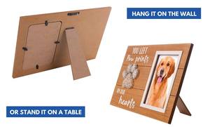 חיות מחמד זיכרון תמונה מסגרת שעזבת טביעות רגליים שלנו לבבות יפה כמו אובדן שלך כלב או חתול אהדה מזכרת מתנת תמונה - Product Image 4