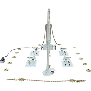 Tfautenf Pneumatische Hydraulische Vloer Auto Frame Machine Voor Voertuig Chassis Rechttrekken/Eenvoudige Auto Body Pulller