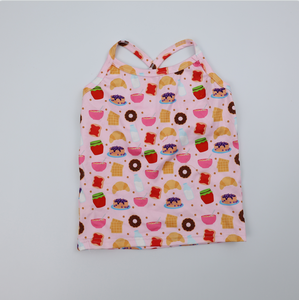 Qingli OEM Custom fabbrica ragazze bretelle Set corto con conchiglia e conchiglia stampa in fibra di bambù per ragazzi - Product Image 5