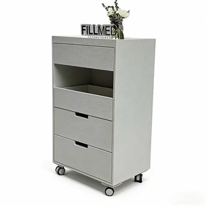 Étagère de rangement multifonctionnelle à roulettes pour chariots d'outils de salon de beauté - Product Image 1