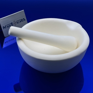 Mortier en céramique d'alumine à 99 % et <span class=keywords><strong>creuset</strong></span> en alumine, pièces en céramique d'alumine personnalisées - Product Image 4