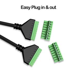 Tout nouveau adaptateur <span class=keywords><strong>de</strong></span> borne à vis RJ45 RJ45 mâle à 8 broches connecteur à souder gratuit prise réseau Ethernet pour câble <span class=keywords><strong>de</strong></span> Test pour - Product Image 3