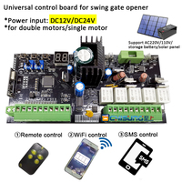 Carte de commande pivotante Machine d'ouverture tout-en-un DC12/24V avec interface de batterie de secours Circuit imprimé