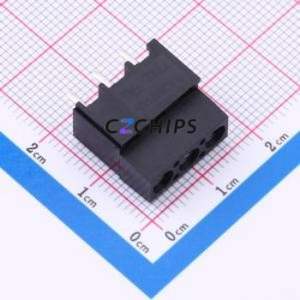 796949-3 Screw Terminal Block Through hole Component (THT),P=5.08mm Connector 5.08mm Black Through Hole 3P - Product Image 1