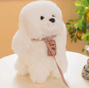 Simulation <span class=keywords><strong>chien</strong></span> animaux jouets pour enfants peluche caniche poupée sur une <span class=keywords><strong>laisse</strong></span> mignon <span class=keywords><strong>jouet</strong></span> <span class=keywords><strong>en</strong></span> peluche - Product Image 2