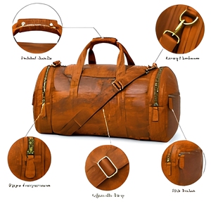 Bolsas de Viaje de Lujo para Hombre, Bolsa de Lona para Fin de Semana, Gimnasio, Viajes Cortos, de Poliéster, Ligeras, Resistentes y Duraderas - Product Image 3