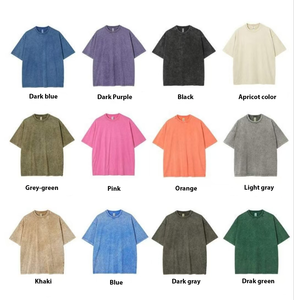 OEM Retro 100% Cotton Trọng Lượng Nặng Người Đàn Ông Quá Khổ <span class=keywords><strong>T</strong></span>-Shirt Axit Rửa Cổ Điển Biểu <span class=keywords><strong>T</strong></span>ượng <span class=keywords><strong>T</strong></span>ùy Chỉnh <span class=keywords><strong>T</strong></span>-Shirt Dập Nổi In - Product Image 5