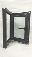 Ventanas Abatibles de Aluminio DiYOU con Marco de Aleación de Aluminio y Vidrio, Certificación CE, Garantía de 5 Años, Diseño Moderno para Hoteles