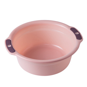 Thickened Plastic <b>Basin</b> Round Large Medium Small Capacity Durable Household Washbasin For Laundry And Daily Use - Product Image 5
