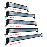 Dual Row LED Pods Spot Beam Off Road Barre lumineuse à LED Offroad 4X4 blanc ambre LED Work Light for Truck Pickup