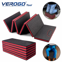 Tapis de réparation automobile pliable VEROGO EVA, tapis de travail portable pour mécanicien, tapis de garage imperméable et rembourré pour auto, maison et voyage
