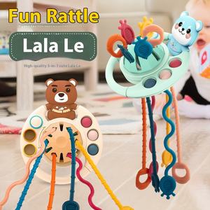 Apprendimento precoce del bambino animale tirare giocattolo dito di plastica e giocattolo masticabile per divertimento educativo - Product Image 4