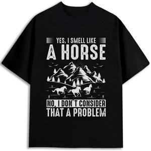 Camiseta de equitación para hombre, 100% algodón, tejido de punto, 180 g/m², corte regular, diseño estampado en la parte delantera, serigrafía, hecho en EE. UU. - Product Image 1