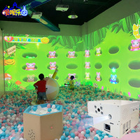 Système de jeu interactif de projection murale avec détection de mouvement AR et projecteur de cartographie 3D pour parcs d'enfants intérieurs, centres commerciaux et fêtes