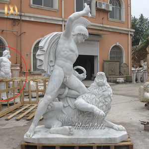 Tamaño natural antiguo dios griego figura <span class=keywords><strong>de</strong></span> mármol piedra <span class=keywords><strong>Marte</strong></span> estatua <span class=keywords><strong>escultura</strong></span> - Product Image 3