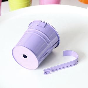 Factory Wholesale Outdoor Garden Home Decor French Bucket <strong>Flower</strong> <strong>Vases</strong> Metal <strong>Flower</strong> Holder Metal <strong>Vases</strong> - Product Image 4