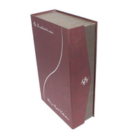 Boîte rigide en forme de livre magnétique personnalisée, boîte de style livre en papier rigide avec insert pour kit de test, produit industriel