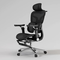 Fauteuil de bureau ergonomique moderne 2025 en tissu maillé intégral avec appui-tête réglable et fonction pivotante – Le moins cher
