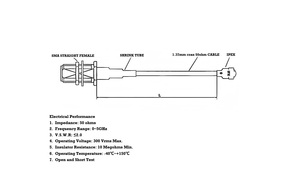 Không thấm nước 50ohm RF đồng trục <span class=keywords><strong>SMA</strong></span> ST jack để mhf1 Cáp lắp ráp đồng nguyên chất mạ vàng 250 mét cho GPS ăng ten Receiver mô-đun - Product Image 6