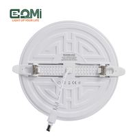 Plafonnier encastré LED COMI, taille standard, certifié CE ROHS, blanc froid 24W, aluminium moderne, 80 SMD2835, forme ronde, pour maison et bureau