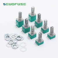 Amplificateur audio série RV097NS Potentiomètre scellé 10K-250K Rhéostat de potentiomètre rotatif à 3 broches