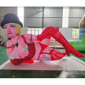 เครื่องตกแต่งเวทีดนตรีเป่าลมขนาดยักษ์พัดลมในตัวสำหรับเด็กผู้หญิงสวยกิจกรรม<span class=keywords><strong>จำลอง</strong></span>โรซี่ลูกโป่ง Xixi - Product Image 2