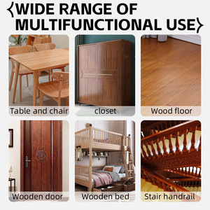 Có Độ Bóng Cao Chất Lỏng Lớp Phủ Sơn Cho Đồ Nội Thất Gỗ Bên Ngoài Sàn Gỗ Màu Đen Creosote Hàng Rào Chalk Sơn Qua Phun Bàn Chải - Product Image 3