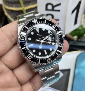 Relojes mecánicos de buceo negros para hombre, reloj automático con correa de acero inoxidable, bisel de cerámica, reloj de pulsera deportivo de negocios - Product Image 3