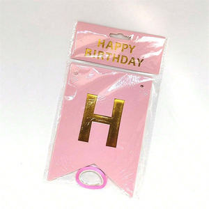 Telón de fondo de cartón colgante de cartel de feliz cumpleaños para fotomatón suministros de decoración de fiesta - Product Image 5