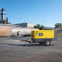 Nouveau compresseur d'air à vis diesel portable Atlas Copco X-Air 440-14 monté sur remorque, 440 CFM, pour le forage et l'exploitation minière