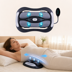 Masseur lombaire avec impulsions électriques chauffantes et traction lombaire pour soulager la douleur, <span class=keywords><strong>appareil</strong></span> de physiothérapie électrique portable - Product Image 1