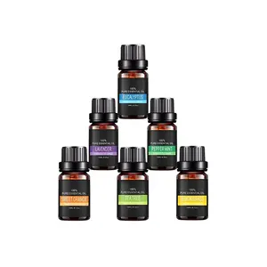Essential Oils 100% Essential Oils By PURE AROMA 100% Pure Therapeutic Grade Oils Kit- Top 6 Aromatherapy Oils Gift Set