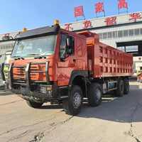Camion benne minier Howo 6x4 8x4 40 tonnes 50 tonnes 371 400 430 CV conduite à droite